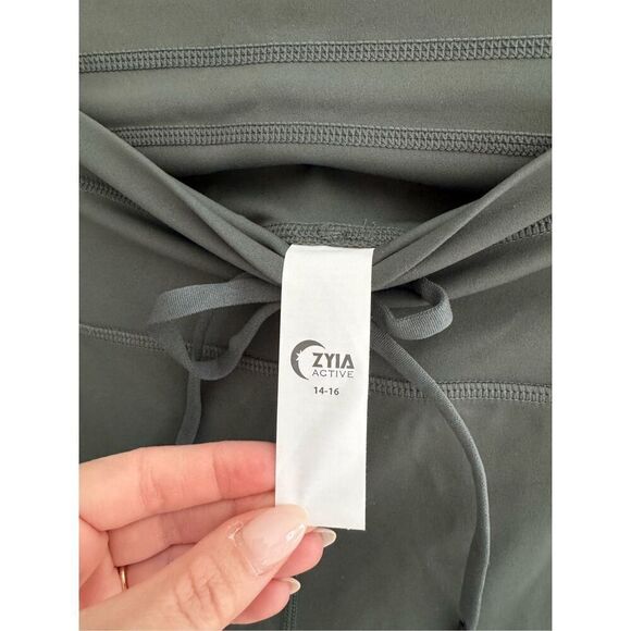 ZYIA Drawstring Cozy Luxe Joggers Leggings, Size 14-16 - Picture 7 of 9